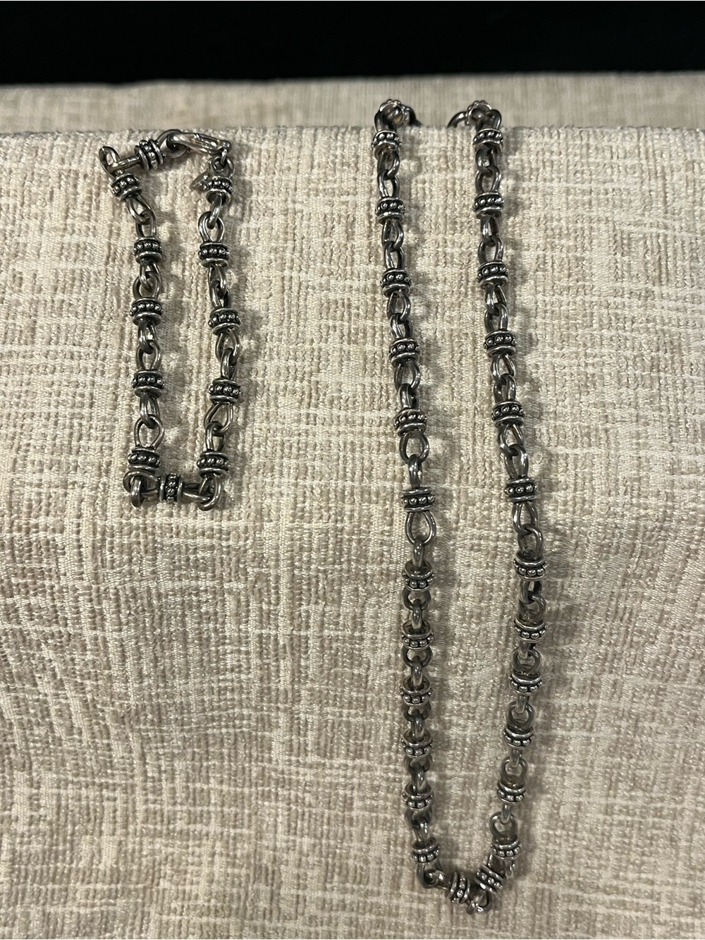 Premier Designs Lauren Silver-Tone Necklace & Bracelet Set